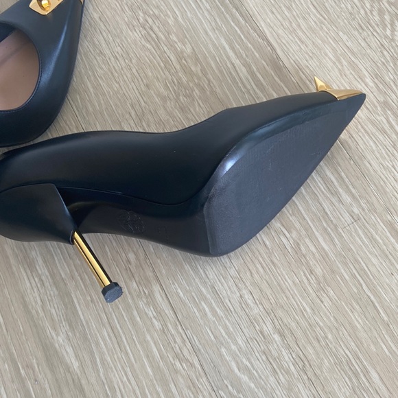 ALEXANDER MCQUEEN Punk Stud embellished leather pumps size 8 - Picture 12 of 14